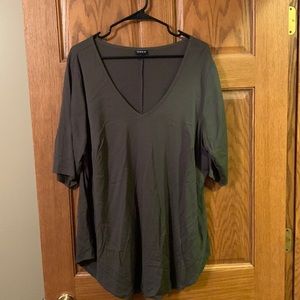 Torrid Olive tunic